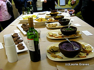 Tasty food provide by Knilak's Catering.