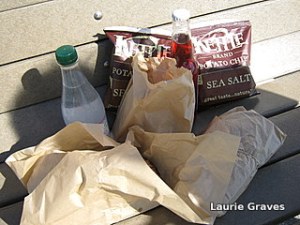 The line-up, before the wind created havoc
