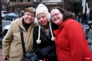 Me, Saranya, and Shannon