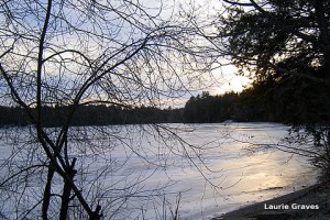 Dusk comes to the Lower Narrows