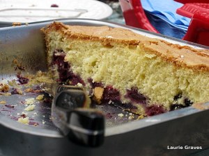Beth's delectable blueberry cake