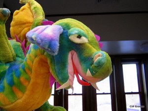 A guardian of the library