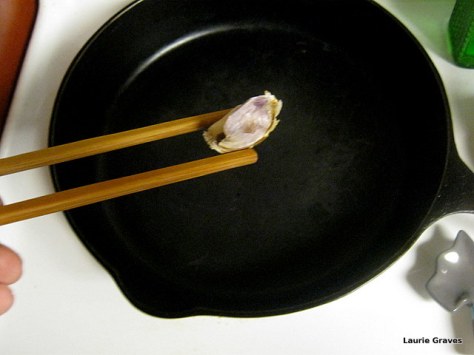 Roast the garlic for a smoother flavor 