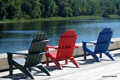 A lovely place to sit and watch the water